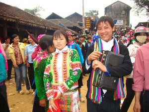 festival du marché de l'amour de Khau Vai