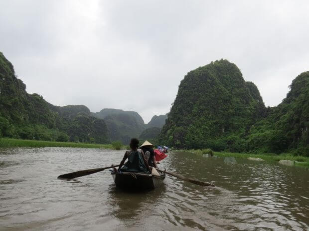 On visite la véritable Tam Coc mais l’arnaque continue pour les autres …