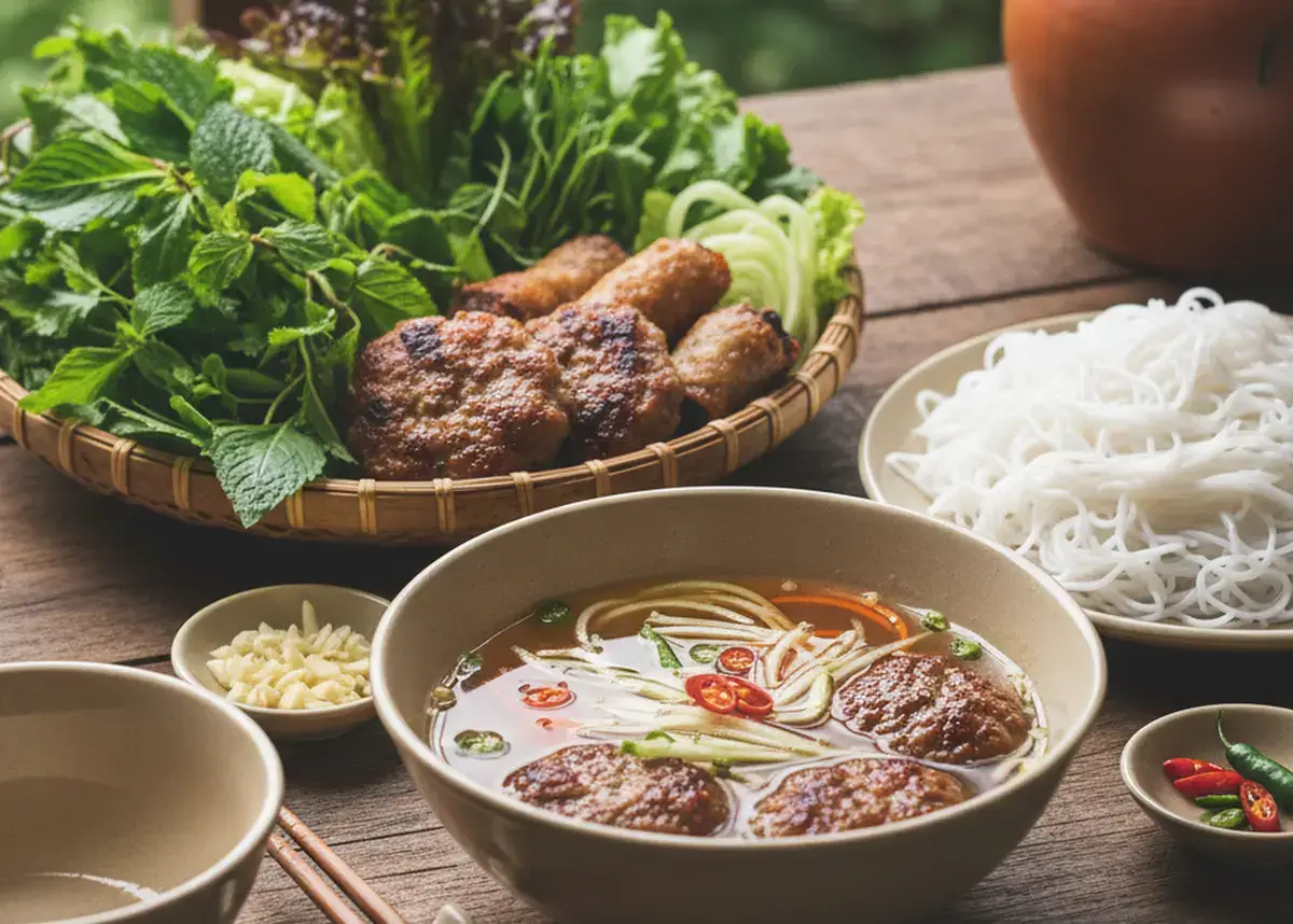 Bun cha recette authentique du plat vietnamien street food de Hanoi