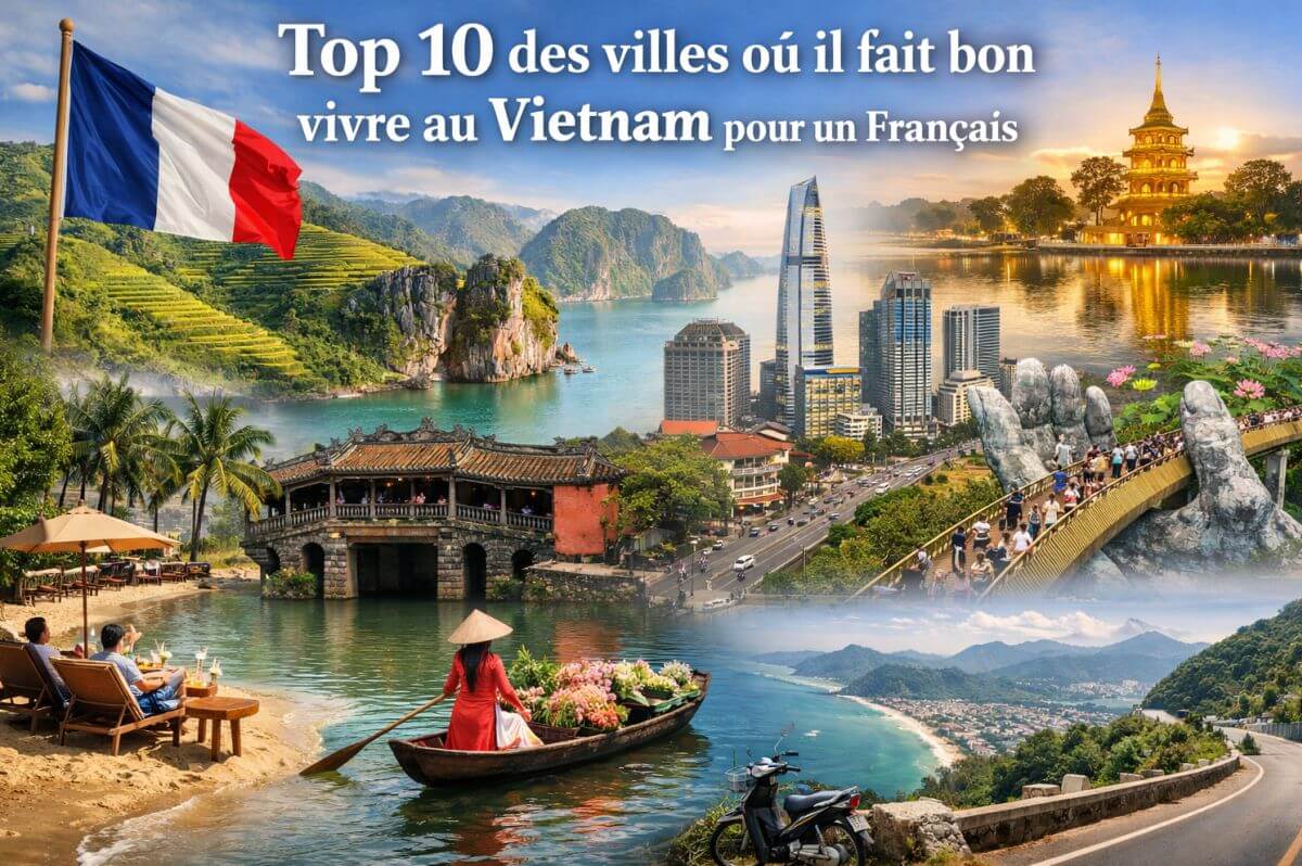 Top 10 des villes où il fait bon vivre au Vietnam pour un Français